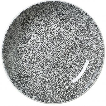 Салатник 20.5 см Ink Crackle Black Steelite (Стилайт) 17600570